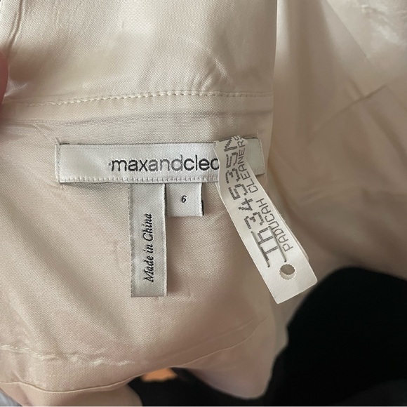 Max & Cleo Elizabeth Cocktail Black Dress Size 6 Women’s - Picture 6 of 7